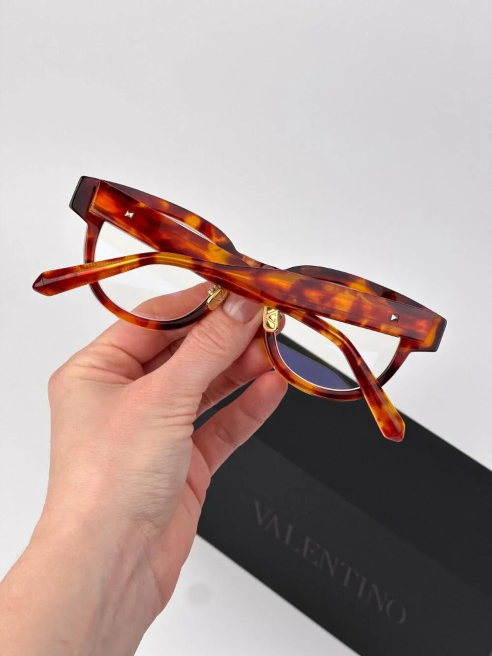 Valentino V-ESSENTIAL-V VLX-163 B-AF Square Eyeglasses – Havana (Unisex)